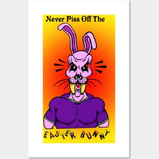 Angry Easter Bunny Posters and Art